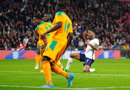 Stand-In Captain Raheem Sterling Stars As England Brush Aside 10-Man Ivory Coast