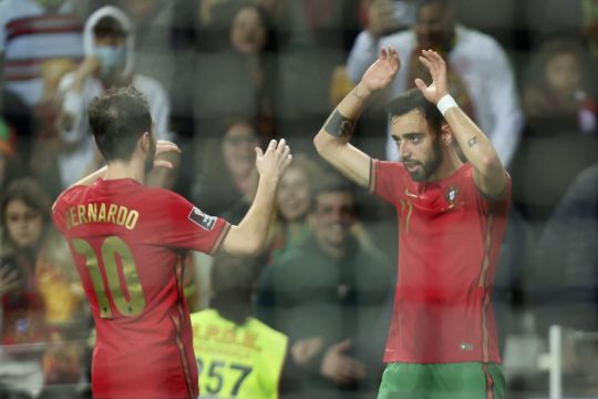 Bruno Fernandes Scores Twice As Portugal Seal Their Place At World Cup Finals