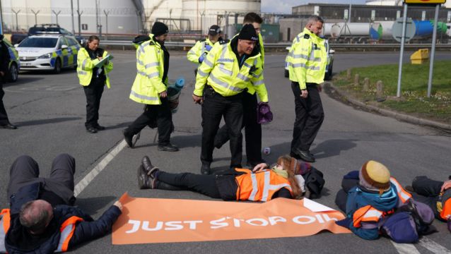 More Than 200 Arrests Made At Uk Climate Protests