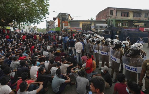 Sri Lankan Ministers Offer To Resign As Protests Grow Over Economic Crisis