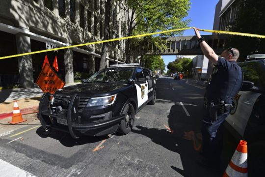 California Police Continue Search For Gunmen Who Killed Six And Hurt 12