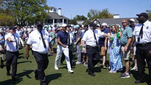 Tiger Woods Practises At Augusta National For Second Day Before Masters