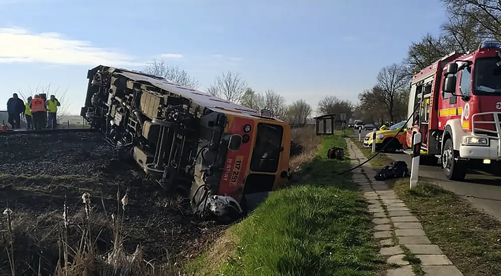 Five Killed As Train Hits Vehicle In Hungary