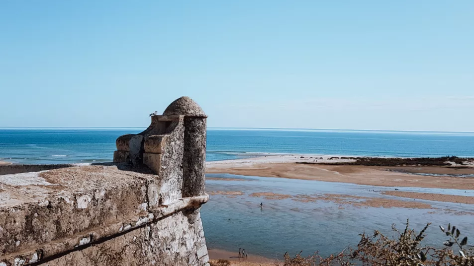 From the promontory of Cacela Velha, a white village with an 18th century fortress and church, enjoy the stunning views out over Ria Formosa