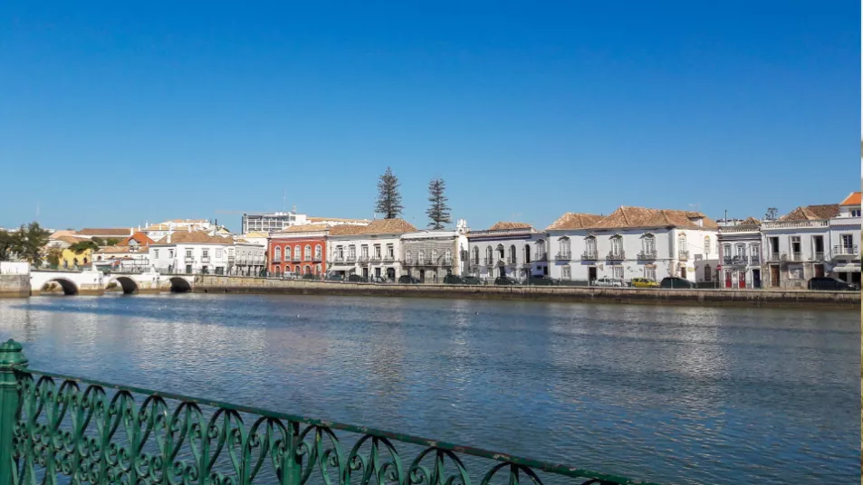 Tavira town is the one of the prettiest towns in Portugal