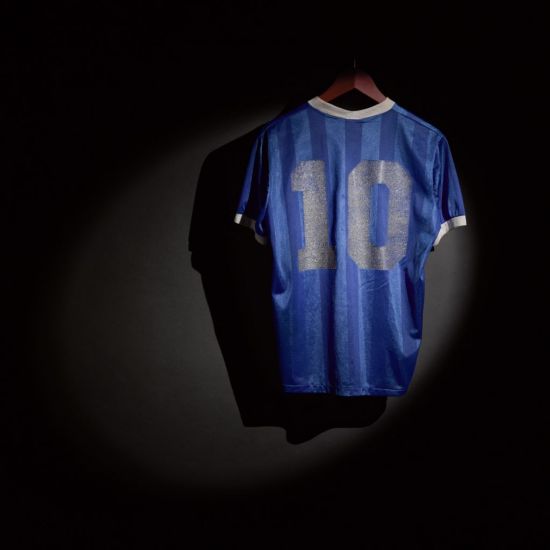Diego Maradona’s ‘Hand Of God’ Shirt Expected To Fetch £4Million At Auction