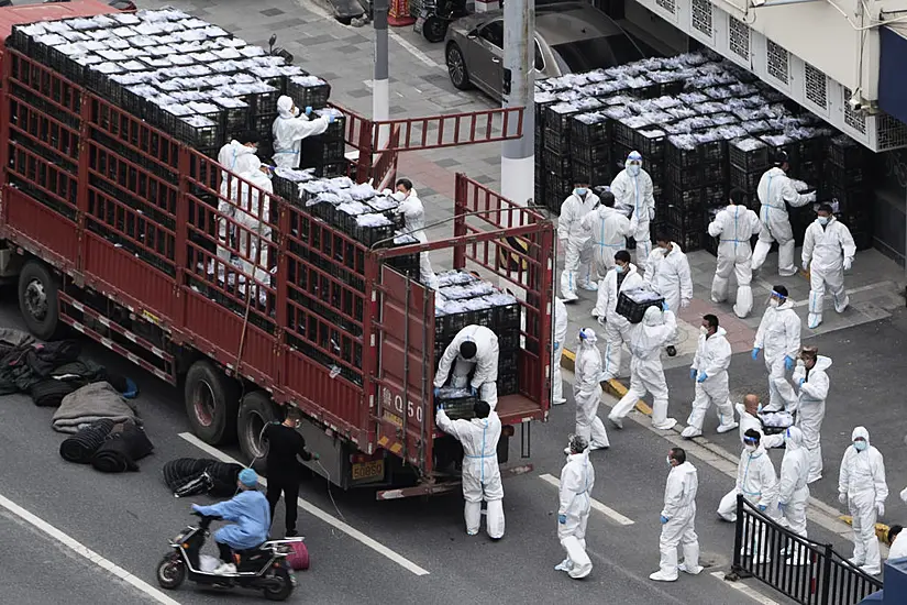 Shanghai Residents ‘Running Out Of Food’ Under Lockdown