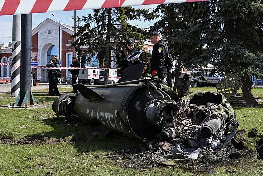 Dozens Killed In Missile Strike On Ukraine Railway Station Crowded With Evacuees