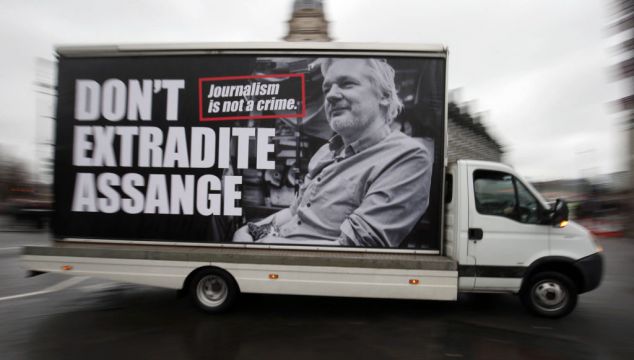 Protesters Mark Third Anniversary Of Julian Assange’s Arrest