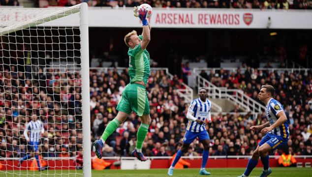 Aaron Ramsdale Admits Faltering Arsenal ‘Not Good Enough’ In Brighton Defeat