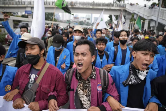 Indonesian Students Protest Rumoured Delay Of 2024 Election