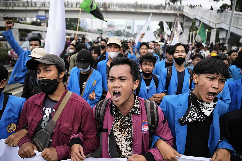 Indonesian Students Protest Rumoured Delay Of 2024 Election