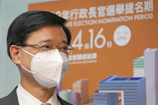 John Lee Formally Enters The Race To Become Hong Kong’s New Chief Executive