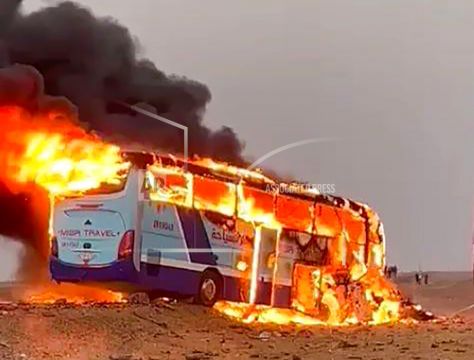 At Least 10 Killed As Lorry And Tourist Bus Collide In Egypt