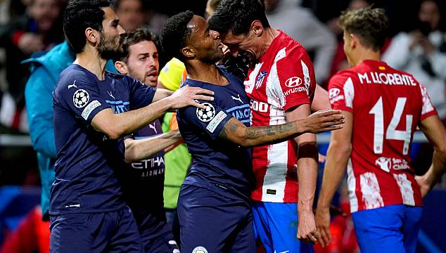 Atletico Madrid Could Face Uefa Action After Ugly Scenes In Manchester City Game