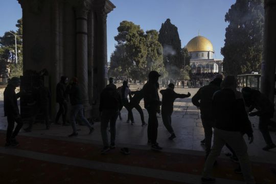 Dozens Of Palestinians Injured In Tensions At Mosque In Jerusalem