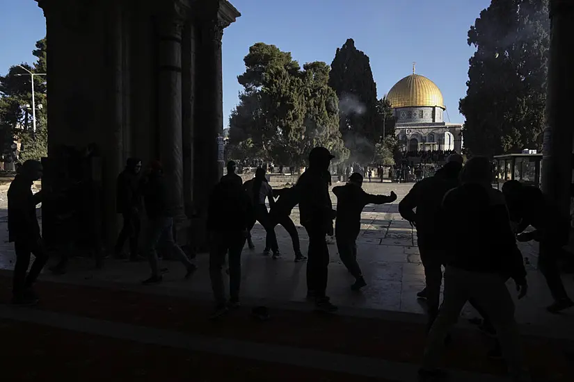 Dozens Of Palestinians Injured In Tensions At Mosque In Jerusalem