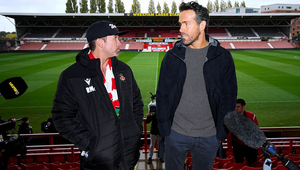 Ryan Reynolds Gives Wrexham Co-Owner Rob Mcelhenney A Urinal For His Birthday