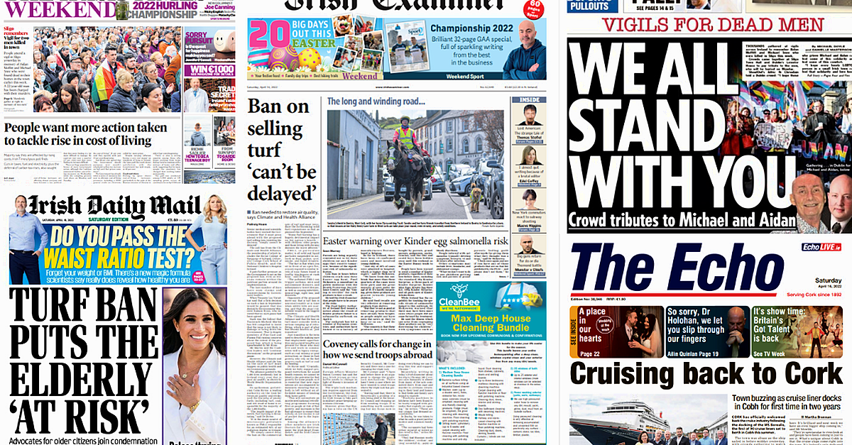 What the papers say: Saturday's front pages