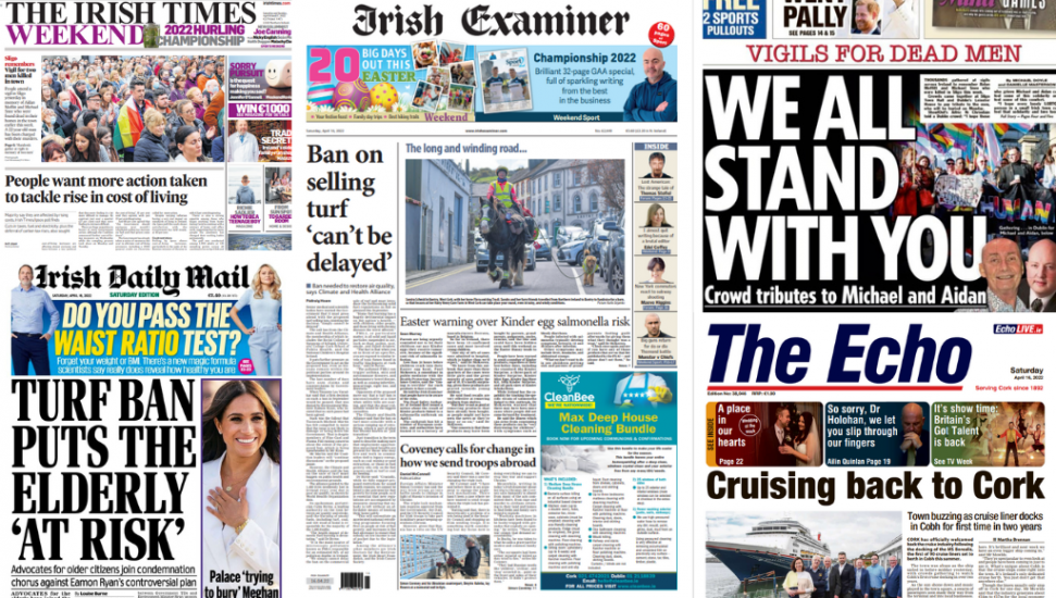 What The Papers Say: Saturday's Front Pages