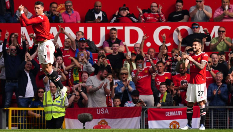 Cristiano Ronaldo Hat-Trick Fires Man Utd To Win As Fans Protest Against Glazers