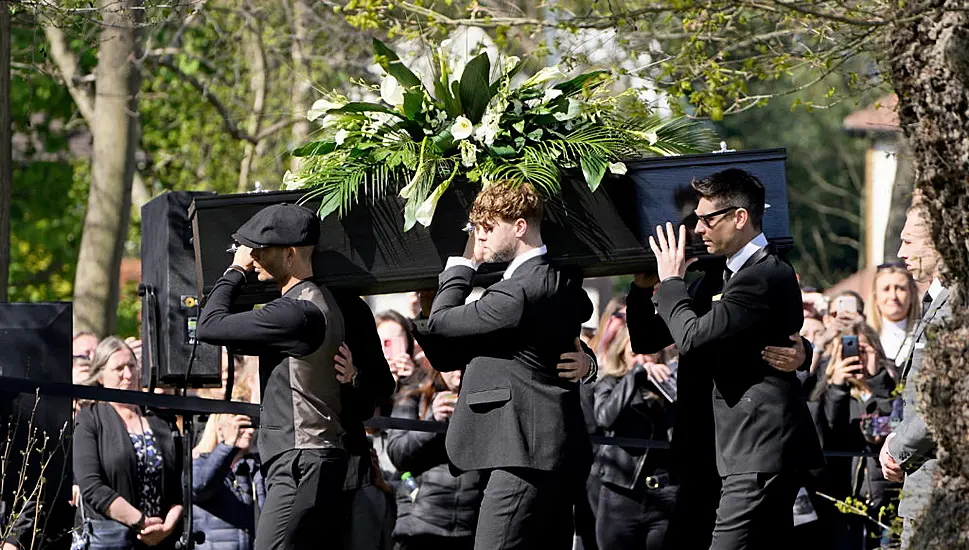 The Wanted Bandmates Carry Tom Parker's Coffin As Funeral Held In London