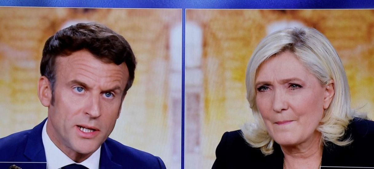 Macron, Le Pen Clash Over Cost Of Living, Russia In Heated French Election Debate