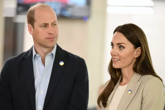 William And Kate Asked About Harry’s Comments On Ensuring Queen Is ‘Protected’