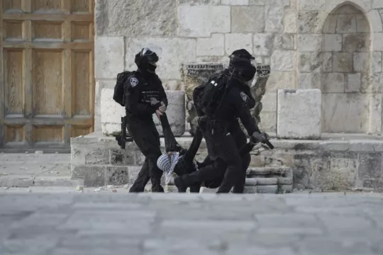 Israeli Police Storm Jerusalem Holy Site After Rock-Throwing
