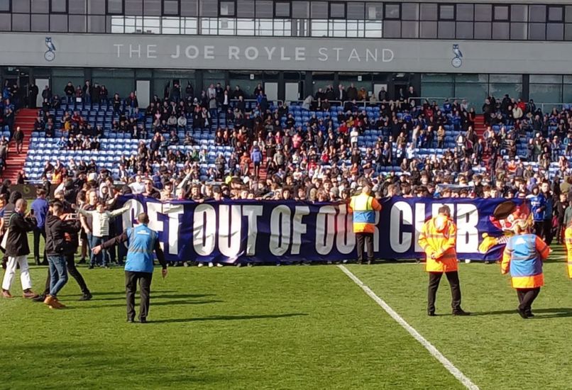 Oldham To Ban Fans Who Invaded Pitch During Defeat That Confirmed Relegation
