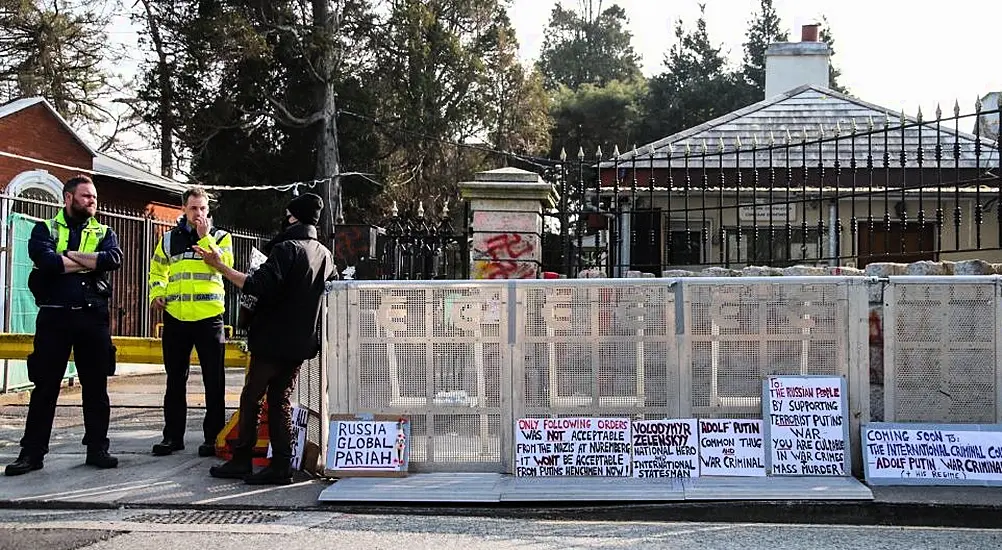 Gardaí Protecting Russian Embassy Should Be Deployed Elsewhere, Dáil Told