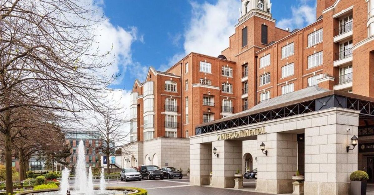 The suite life Penthouse in five star Ballsbridge hotel on market