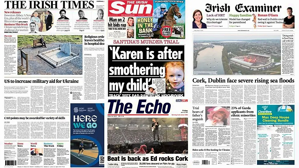 What The Papers Say: Friday’s Front Pages