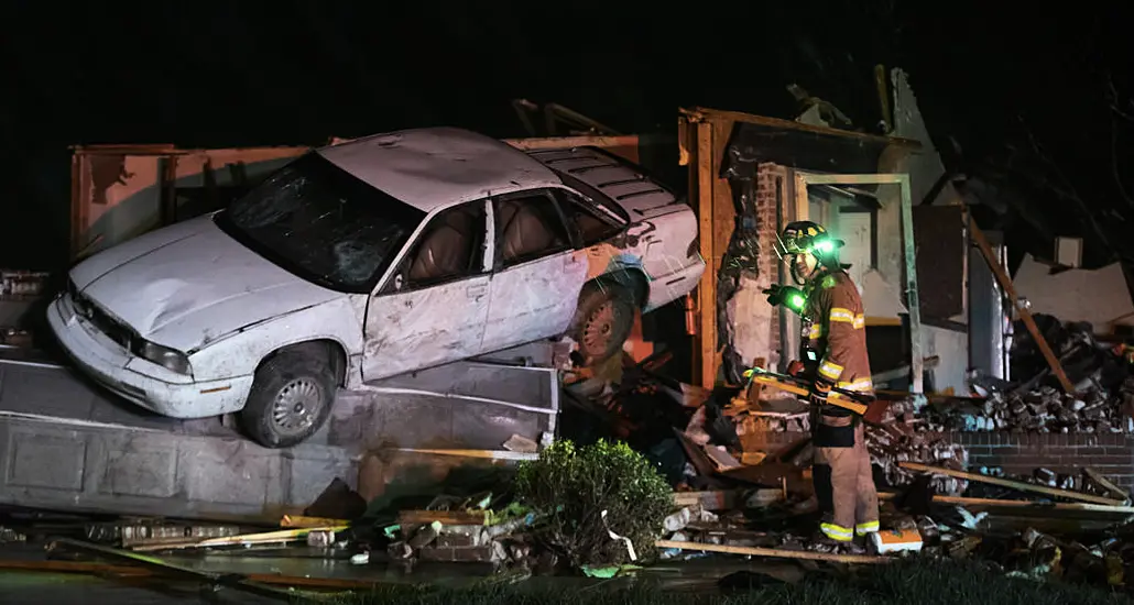 Suspected Tornado Causes Severe Damage As It Rips Through Kansas