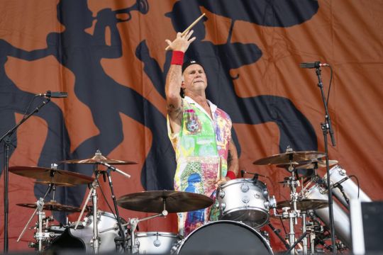 Red Hot Chili Peppers Honour Foo Fighters’ Drummer At Jazz Fest
