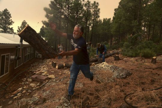 New Mexico Residents Prepare To Flee As Wildfire Closes In