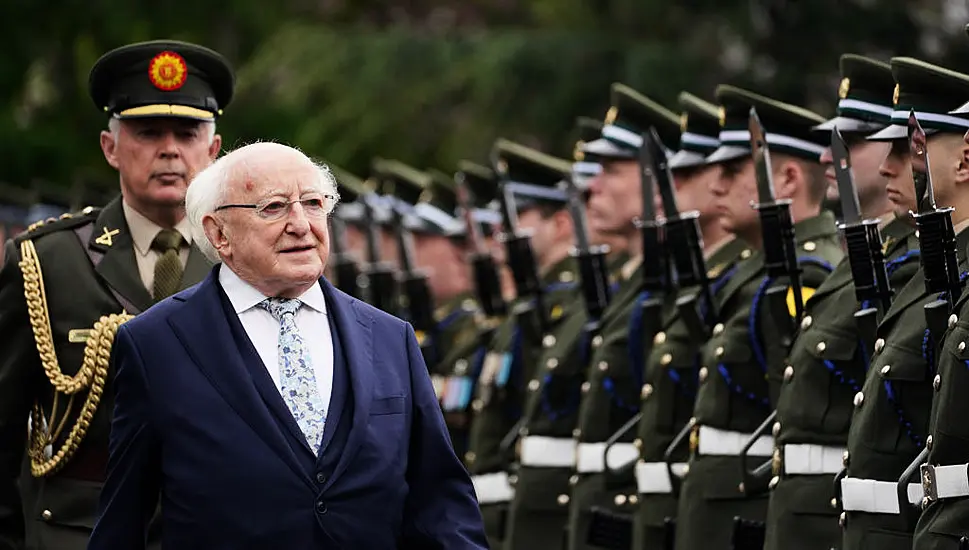 President And Taoiseach Attend Easter Rising Commemoration At Arbour Hill