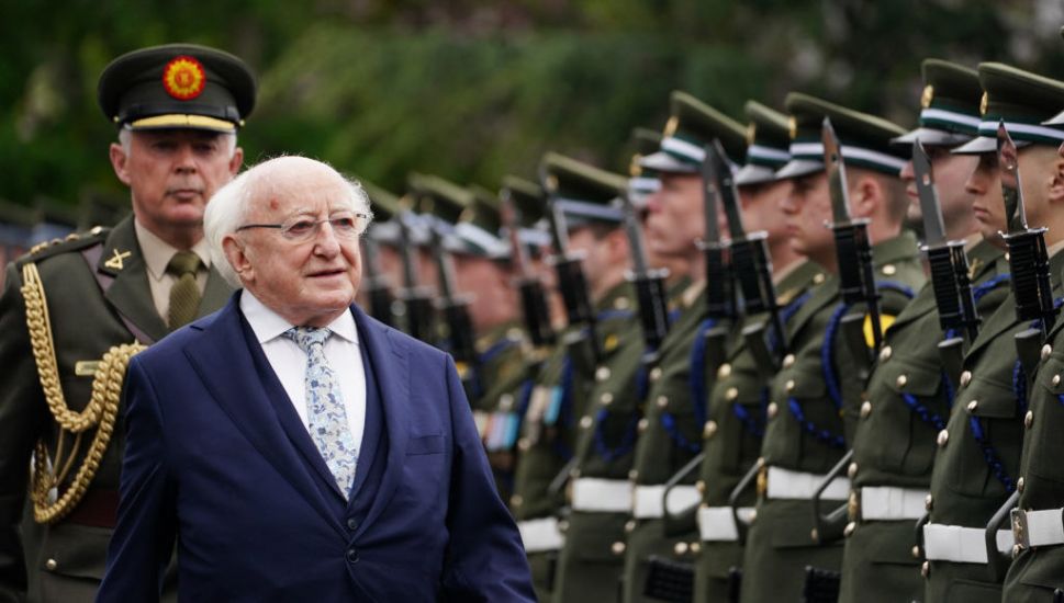 President And Taoiseach Attend Easter Rising Commemoration At Arbour Hill