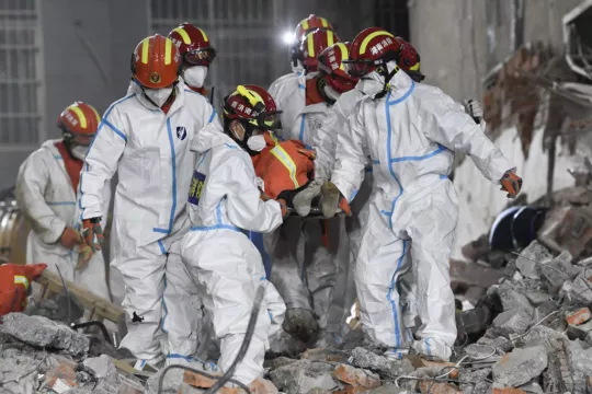 Survivor Found Almost Six Days After China Building Collapse