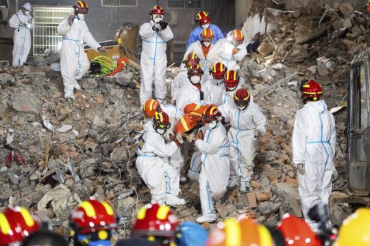 More Than 50 Dead In China Building Collapse As Search For Survivors Ends