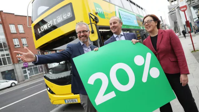 Public Transport Fares In Dublin To Drop By 20% From Monday