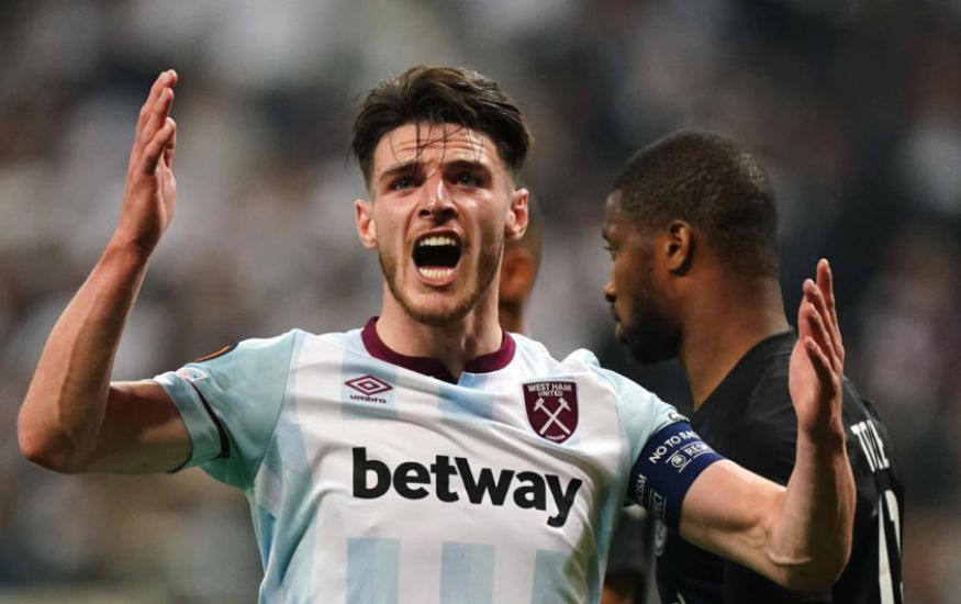 Declan Rice’s Rant Shows How Much We Care Says David Moyes After Frankfurt Loss