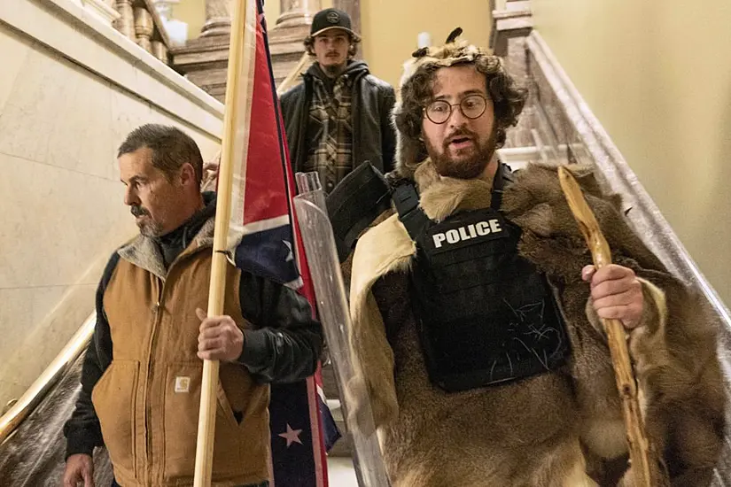 Man Who Stormed Us Capitol In Caveman Costume Gets Prison Sentence