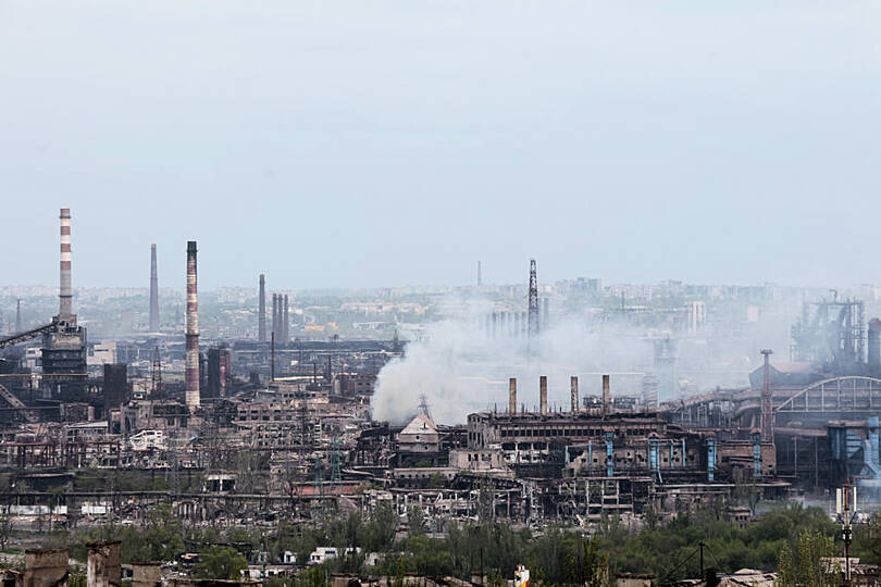 Evacuation Efforts Continue At Besieged Ukrainian Steel Mill evacuation-efforts-continue-at-besieged-ukrainian-steel-mill