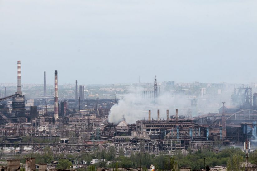 Evacuation Efforts Continue At Besieged Ukrainian Steel Mill