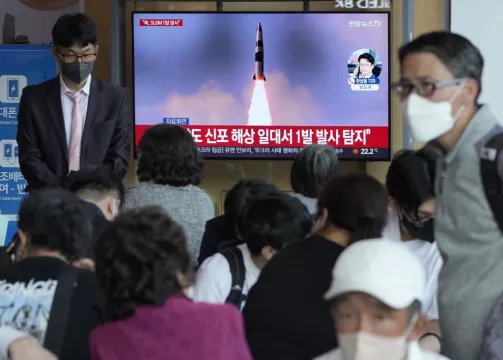 North Korea Tests Suspected Submarine-Launched Missile