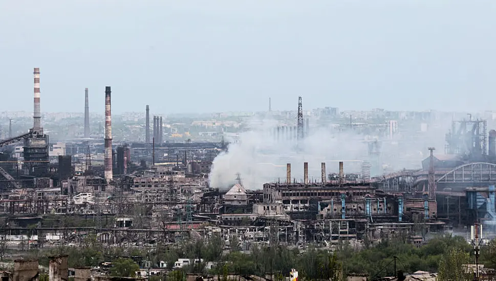 Women, Children And The Elderly Evacuated From Mariupol Steel Mill