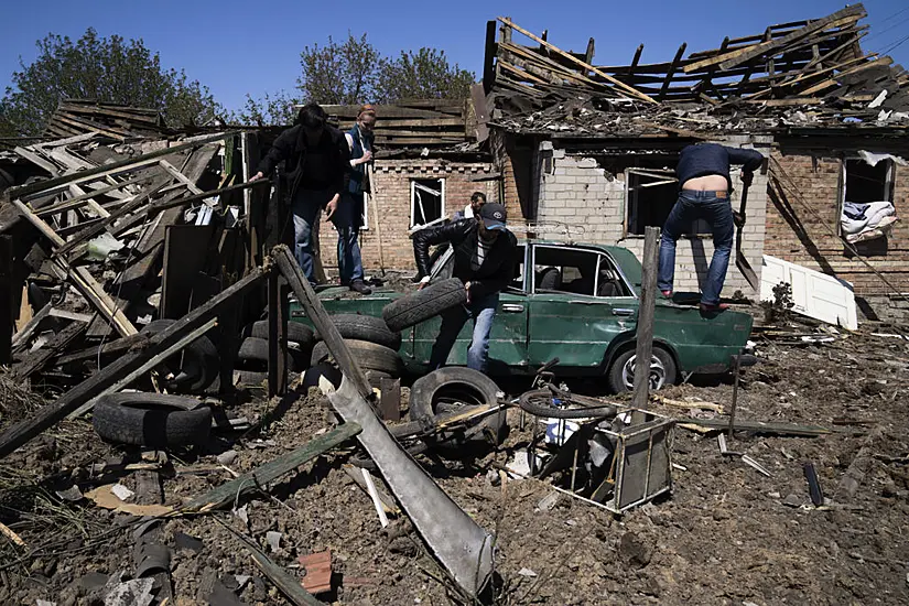 Russia Continues Barrage In Southern Ukraine As Civilians Leave Steel Plant