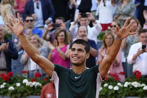 Laois Nationalist — Teenager Carlos Alcaraz hailed 'best player in world' after winning Madrid Open - Vimarsana News