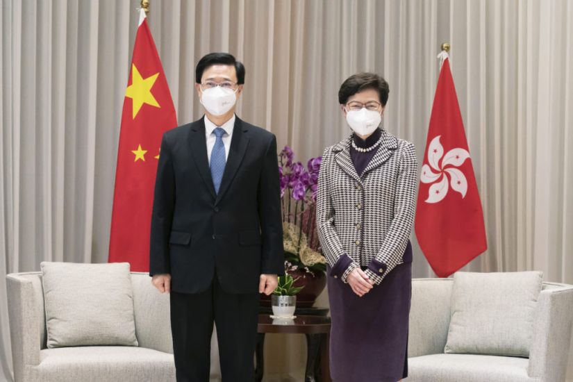 Hong Kong Leader Says Chinese Patriots Now Firmly In Charge